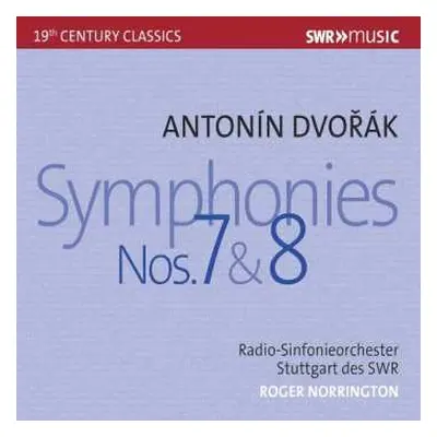 CD Antonín Dvořák: Symphonies Nos. 7 & 8