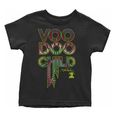 Dětské Toddler Tričko Voodoo Child 5 let