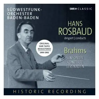 6CD Johannes Brahms: Hans Rosbaud Conducts Johannes Brahms