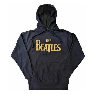 The Beatles Unisex Pullover Hoodie: Gold Drop T Logo (xx-large) XXL