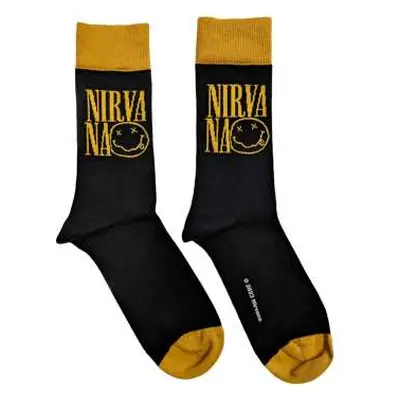 Nirvana Unisex Ankle Socks: Logo Stacked (uk Size 7 - 11) 40 - 45