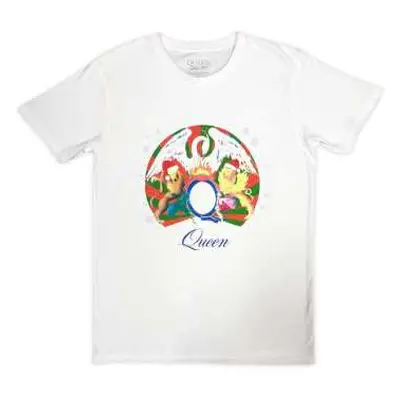 Queen Unisex T-shirt: Snowflake Crest (x-large) XL