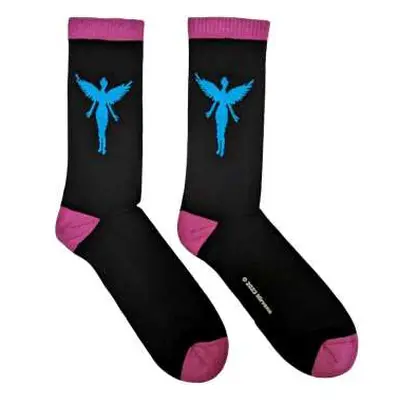 Nirvana Unisex Ankle Socks: In Utero Blue Angel (uk Size 7 - 11) 42 - 47