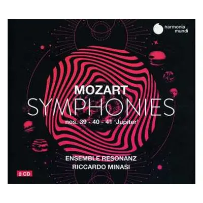 2CD Wolfgang Amadeus Mozart: Symphonies 39 - 40 - 41 'Jupiter' DIGI