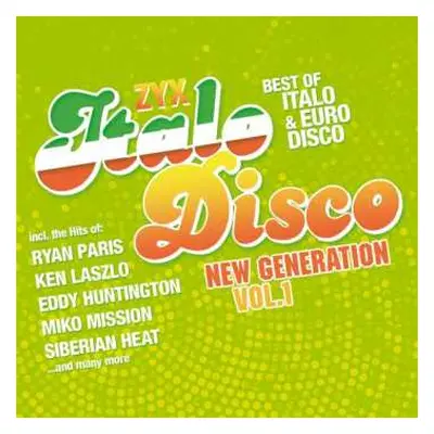 2CD Various: ZYX Italo Disco New Generation Vol. 1