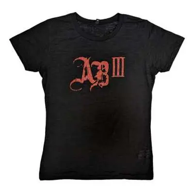 Alter Bridge Ladies T-shirt: Ab Iii Red Logo (small) S