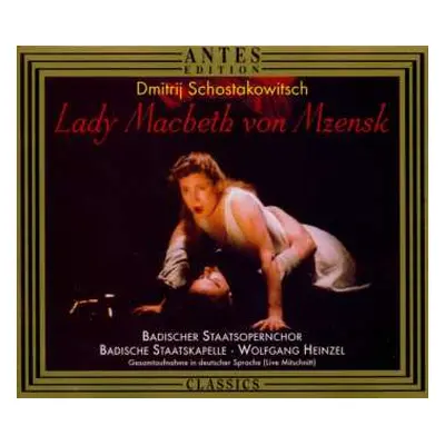 3CD Dmitri Shostakovich: Lady Macbeth Von Mzensk (Gesamtaufnahme In Deutscher Sprache - Live Mit