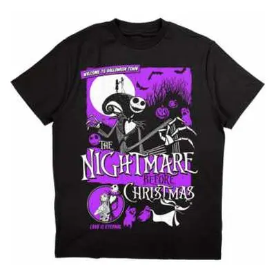 Tričko The Nightmare Before Christmas Welcome To Halloween Town XL