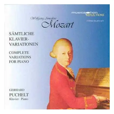 2CD Wolfgang Amadeus Mozart: Variationen Kv 24,25,179,180,264,265,352-354