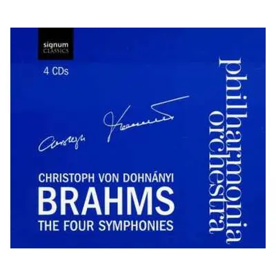 4CD Johannes Brahms: Symphonien Nr.1-4