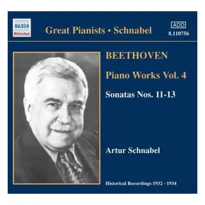 CD Ludwig van Beethoven: Beethoven Piano Works Vol. 4: Sonatas Nos. 11-13