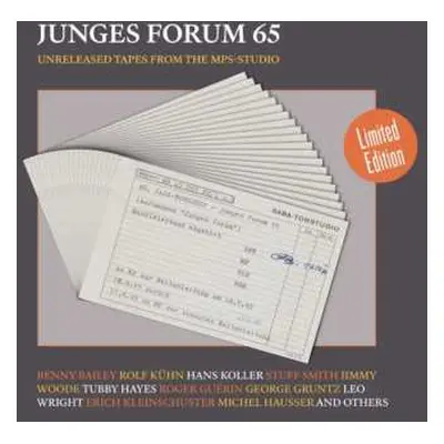 2LP Junges Forum 65: Unreleased Tapes From The MPS-Studio LTD