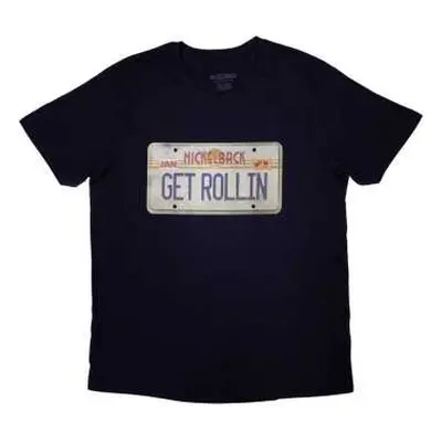 Nickelback Unisex T-shirt: License Plate (medium) M