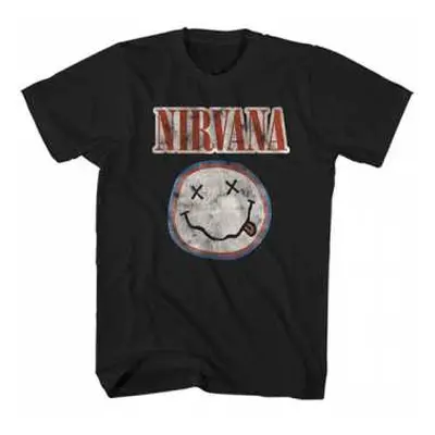 Tričko Distressed Logo Nirvana XL