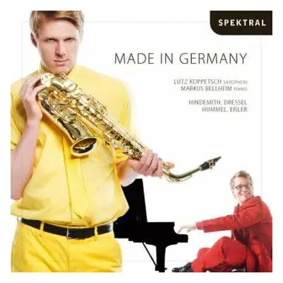 CD Paul Hindemith: Musik Für Saxophon & Klavier "made In Germany"