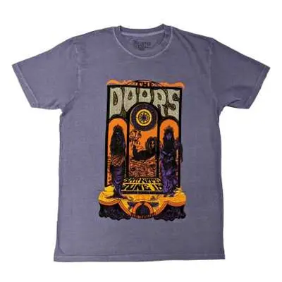 The Doors Unisex Embellished T-shirt: Sacramento (silver Glitter Print) (small) S