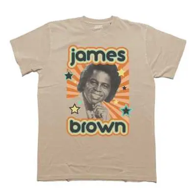 James Brown Unisex T-shirt: Stars (xx-large) XXL