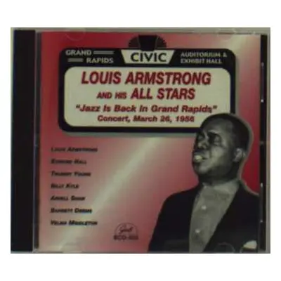 CD Louis Armstrong: Jazz Is Back In Grand Rapids