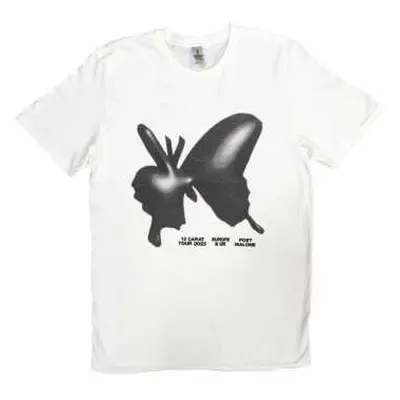 Post Malone Unisex T-shirt: Inflatable Butterfly 2023 Tour (back Print & Ex-tour) (x-large) XL