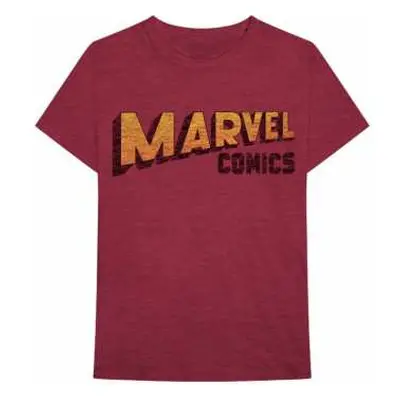 Tričko Warped Logo Marvel Comics M