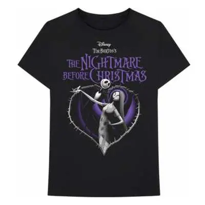 Tričko The Nightmare Before Christmas Purple Heart XL