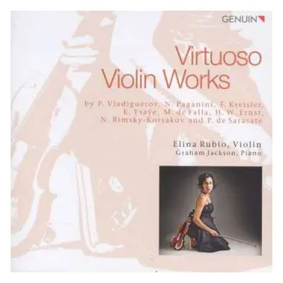 CD Pancho Vladigerov: Elina Rubio - Virtuoso Violin Works