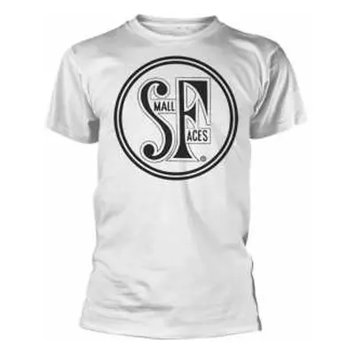 Tričko Logo Small Faces (white/black) XXL