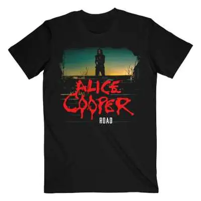 Alice Cooper Unisex T-shirt: Back Road (medium) M