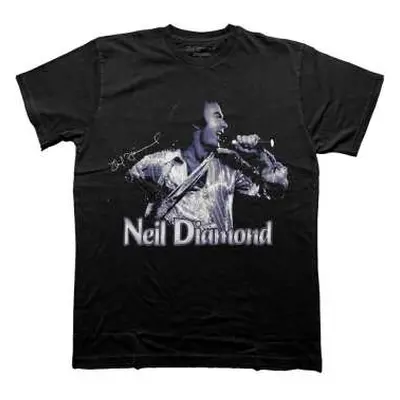 Neil Diamond Unisex T-shirt: Singing (x-large) XL