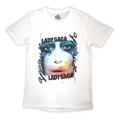 Lady Gaga Unisex T-shirt: Artpop Facepaint (small) S