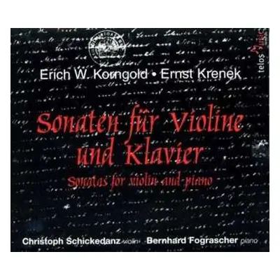 CD Erich Wolfgang Korngold: Sonate G-dur Für Violine & Klavier Op.6