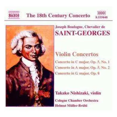 CD Kölner Kammerorchester: Violin Concertos / Concerto In C Major, Op. 5 No. 1 / Concerto In A M