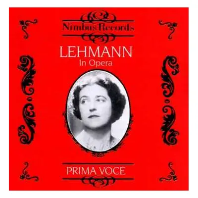 CD Various: Lotte Lehmann In Opera Vol.1