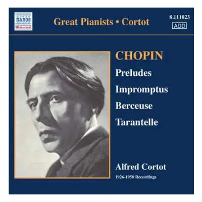 CD Frédéric Chopin: Chopin Vol.1 :Preludes, Impromptus, Berceuse, Tarantelle