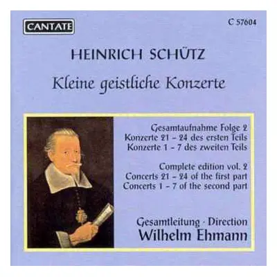 CD Heinrich Schütz: Kleine Geistliche Konzerte Vol.2