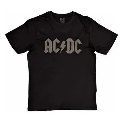 Ac/dc Unisex T-shirt: Logo (hi-build) (x-large) XL