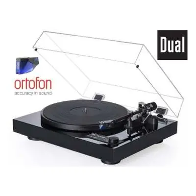 DUAL CS 618Q High End Černý Piano lak + Ortofon 2M BLUE (MM)