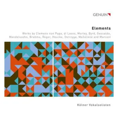 CD Jacobus Clemens Non Papa: Kölner Vokalsolisten - Elements