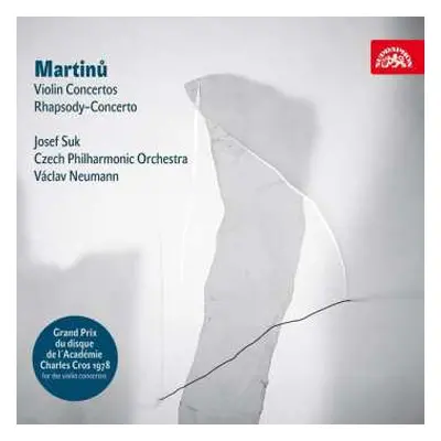 CD Bohuslav Martinů: Violin Concertos, Rhapsody-Concerto