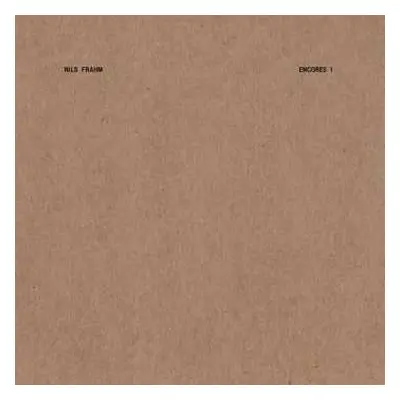 LP Nils Frahm: Encores 1