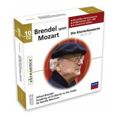 10CD Wolfgang Amadeus Mozart: Brendel Spielt Mozart - Die Klavierkonzerte Nr. 5-27