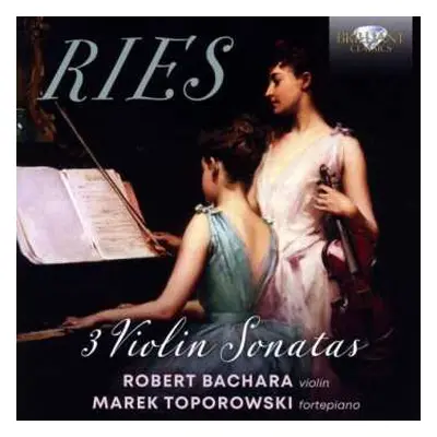 CD Robert / Marek T Bachara: Ries: 3 Violin Sonatas