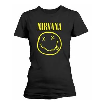 Tričko Dámské Smiley Logo Nirvana XL