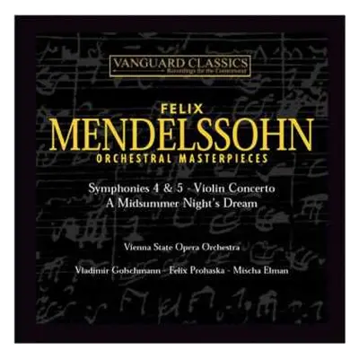 CD Felix Mendelssohn-Bartholdy: Symphonien Nr.4 & 5