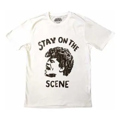 James Brown Unisex T-shirt: Stay On The Scene (small) S