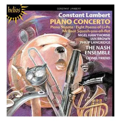 CD Constant Lambert: Concerto Für Klavier & 9 Instrumente