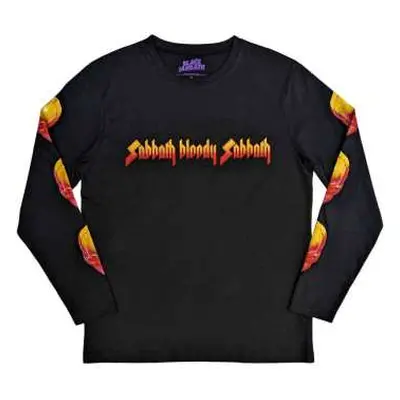 Black Sabbath Unisex Long Sleeve T-shirt: Bloody Sabbath (back & Sleeve Print) (x-large) XL