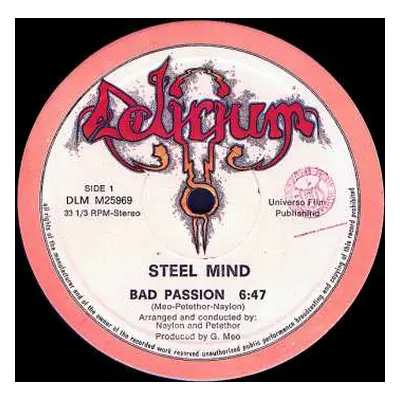 LP Steel Mind: Bad Passion CLR | LTD