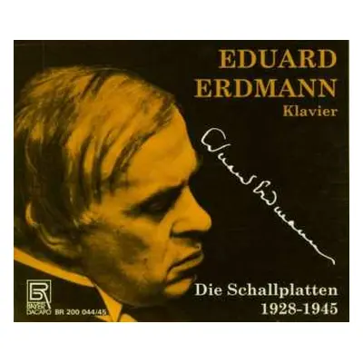 2CD Various: Eduard Erdmann - Aufnahmen 1928-1945