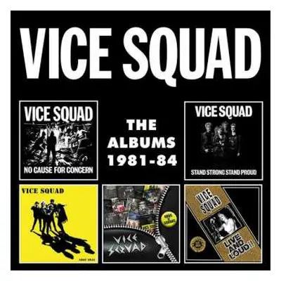 5CD/Box Set Vice Squad: The Albums 1981-1984